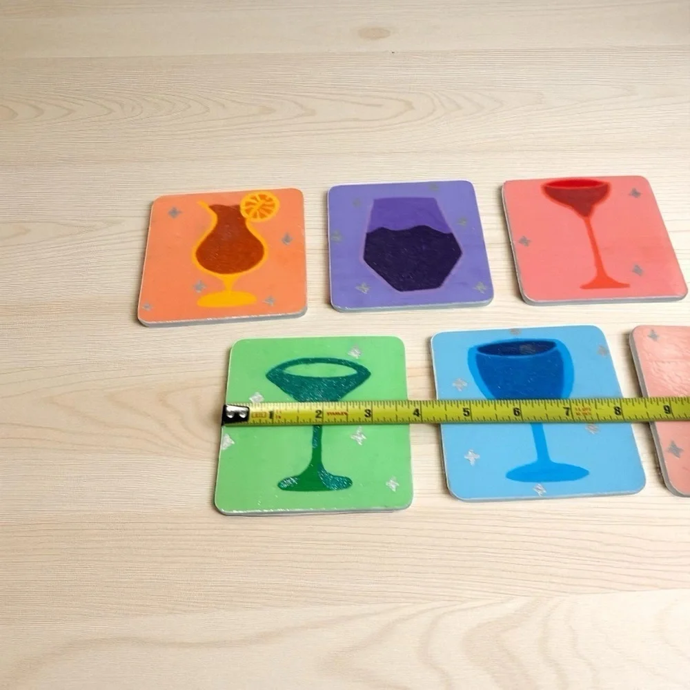 6 Handmade Drink Coasters